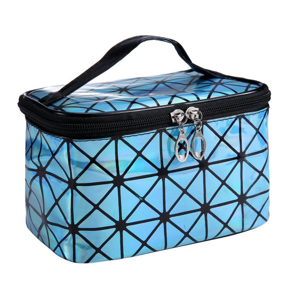 3D Laser Cosmetic Bag – Holographic & Waterproof