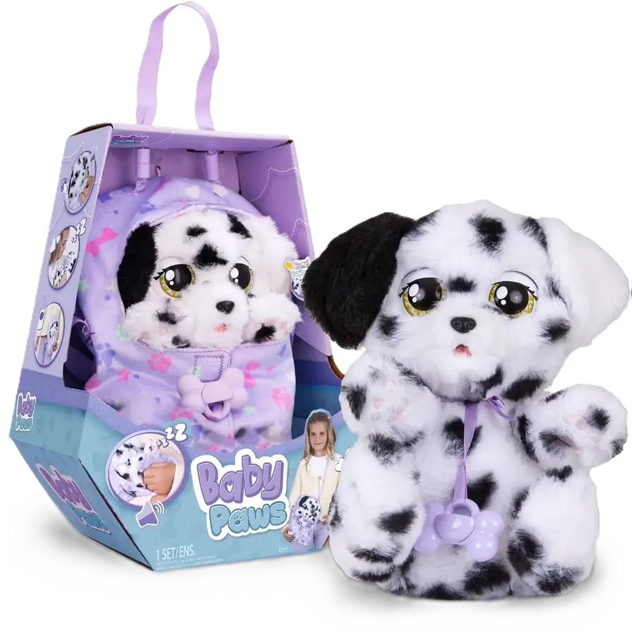 Baby Paws – Dalmatiner Plüsch‑Spielset 20–25 cm SimplyOnlineShopping