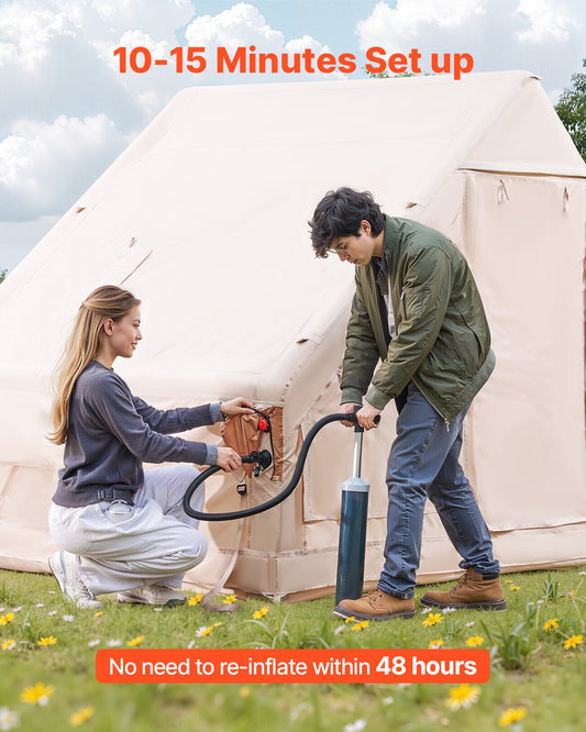 Inflatable Camping Tent 4x3x2 m Oxford