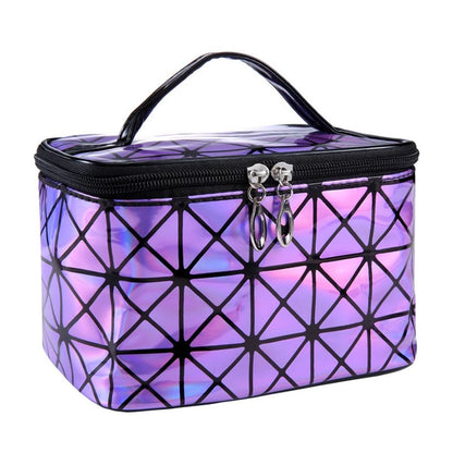 3D Laser Cosmetic Bag – Holographic & Waterproof