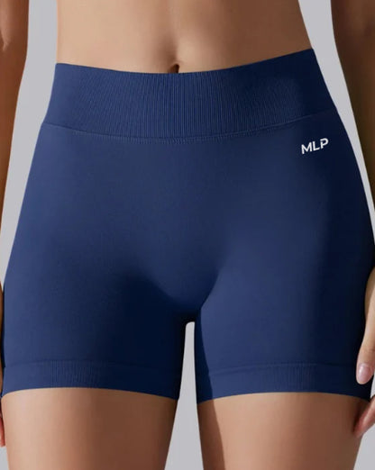 Yoga Shorts Damen Hochbund Figurformend
