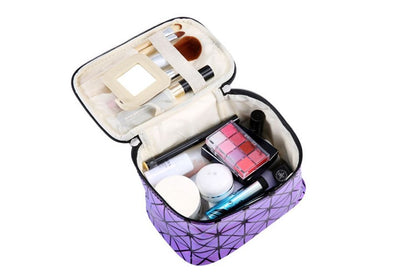 3D Laser Cosmetic Bag – Holographic & Waterproof