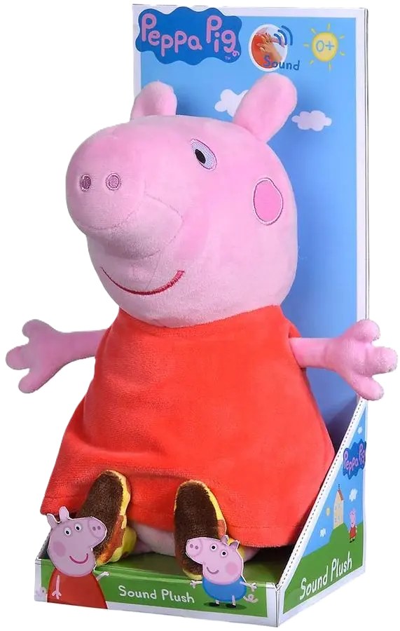 Peppa Pig Sound Plüschfigur 25 cm SimplyOnlineShopping