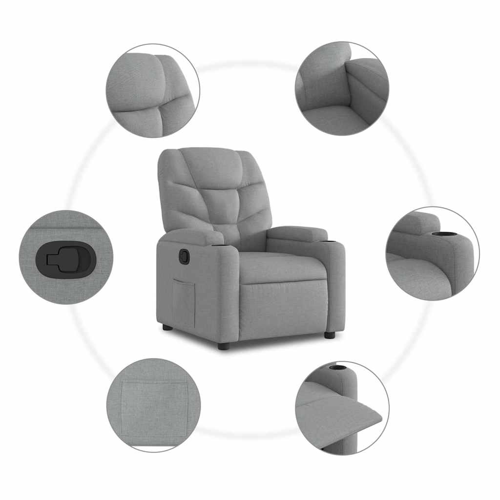 Recliner with manual tilt system