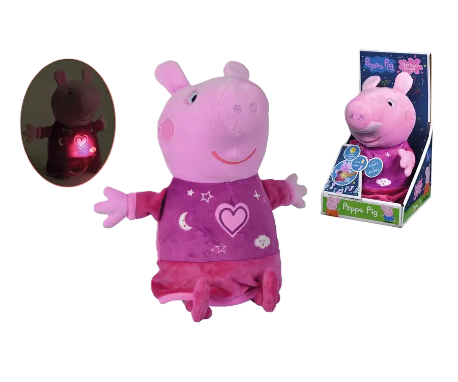 Peppa Pig Plüschfigur Gute Nacht Peppa 25 cm SimplyOnlineShopping