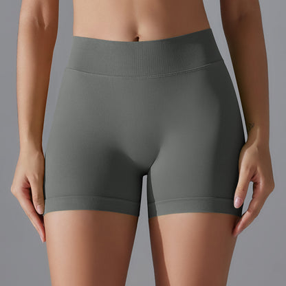 Yoga Shorts Damen Hochbund Figurformend