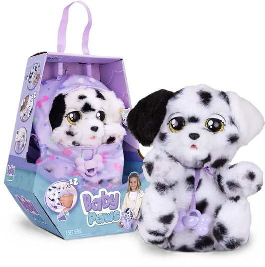 Baby Paws – Dalmatiner Plüsch‑Spielset 20–25 cm SimplyOnlineShopping