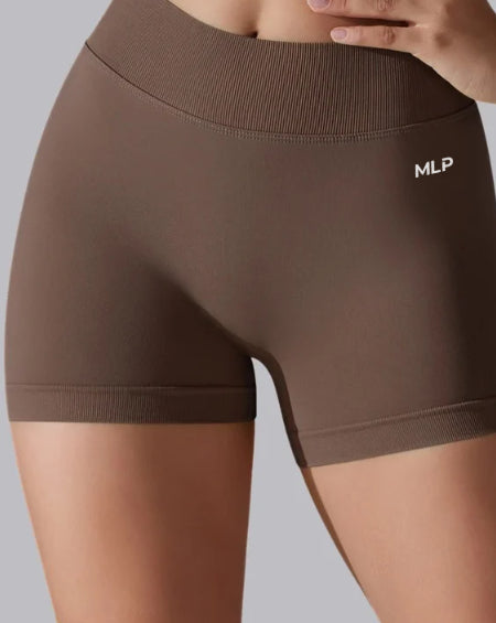 Yoga Shorts Damen Hochbund Figurformend