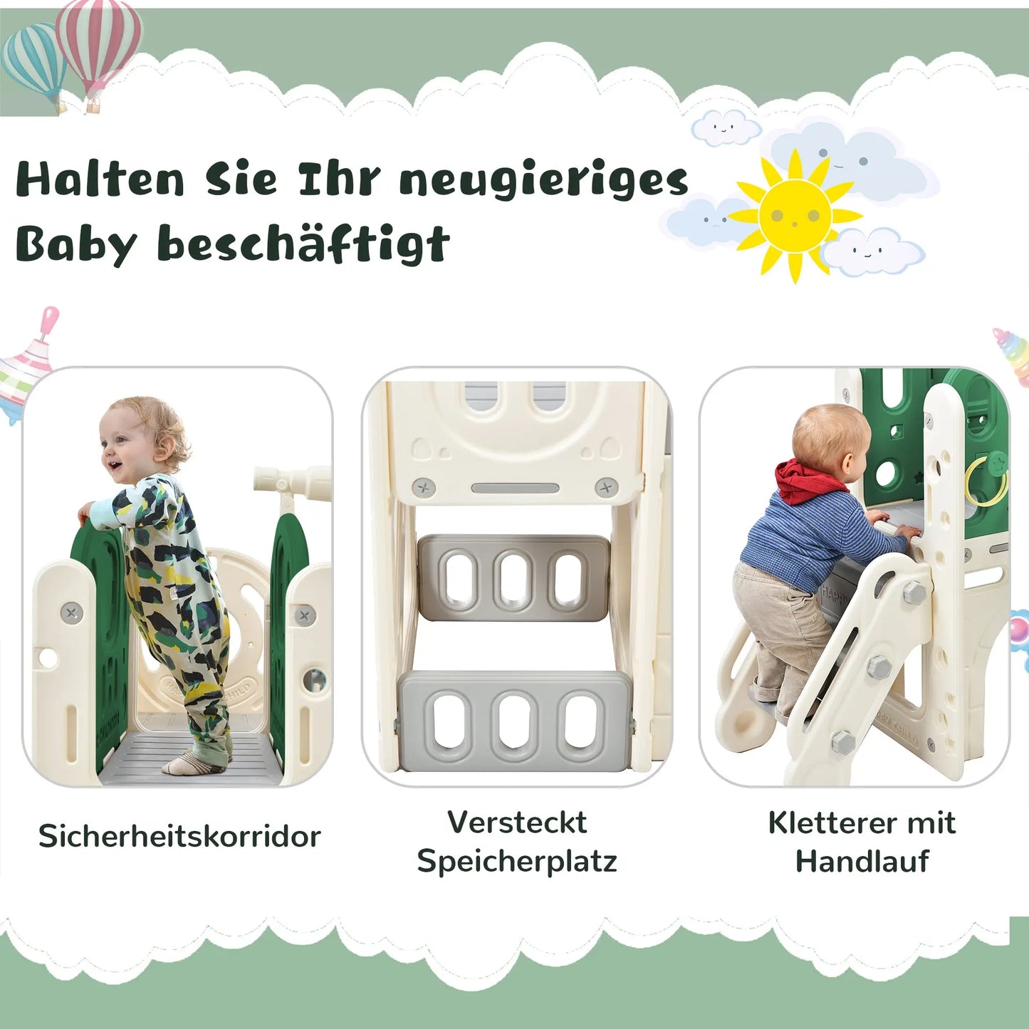 Kombirutsche Aus Hochdichtem Polyethylen Fur Kinder SimplyOnlineShopping