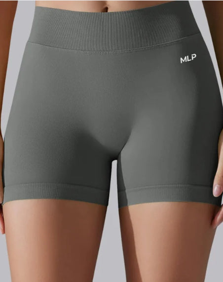 Yoga Shorts Damen Hochbund Figurformend