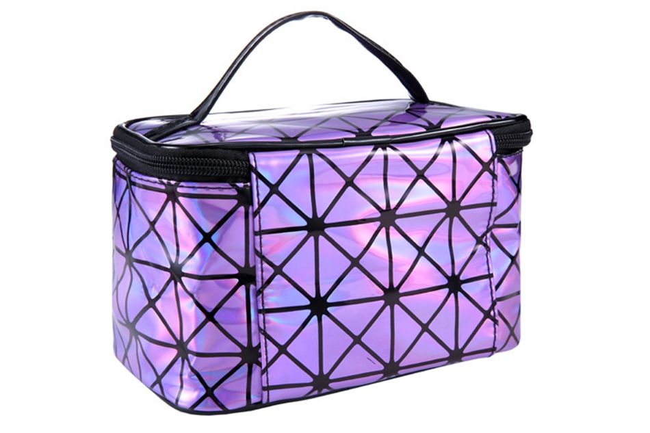 3D Laser Cosmetic Bag – Holographic & Waterproof