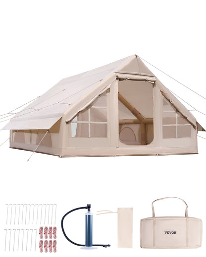 Aufblasbares Campingzelt 4x3x2 m Oxford