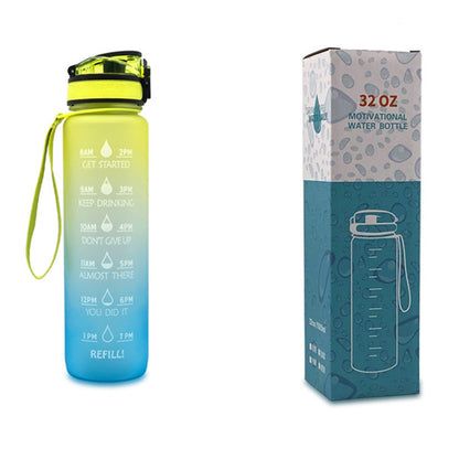 Trinkflasche 1L Zeitmarkierung