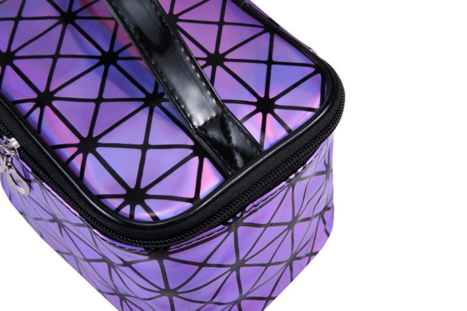 3D Laser Cosmetic Bag – Holographic & Waterproof