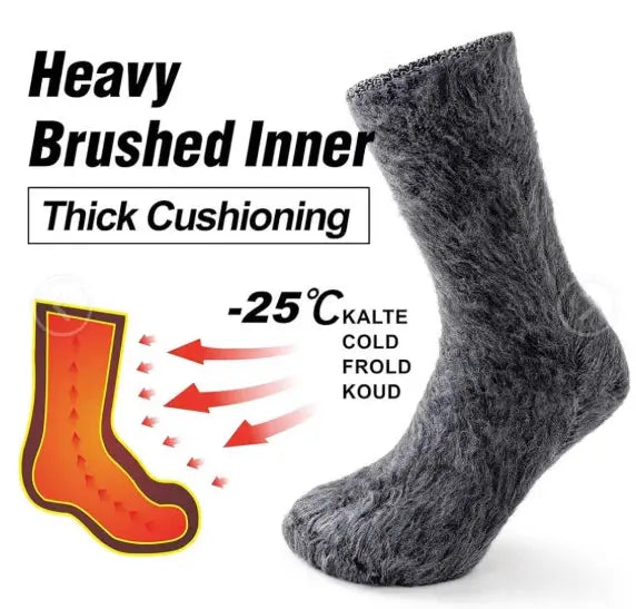 Two Pairs Of Unisex Winter Thermal Socks For Warmth And Cold Protection SimplyOnlineShopping
