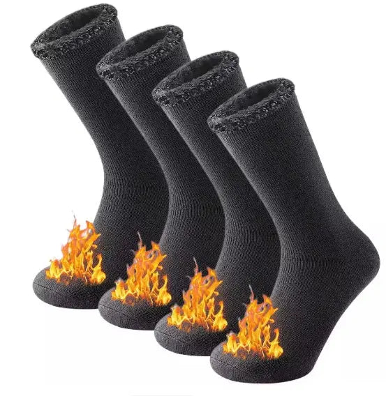 Two Pairs Of Unisex Winter Thermal Socks For Warmth And Cold Protection SimplyOnlineShopping