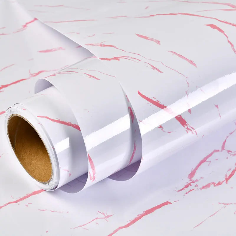 Wallpaper Vinyl-Film Room-Decor Furniture Renovation Self-Adhesive Marble Bathroom Kitchen SimplyOnlineShopping