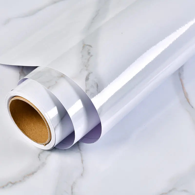 Wallpaper Vinyl-Film Room-Decor Furniture Renovation Self-Adhesive Marble Bathroom Kitchen SimplyOnlineShopping