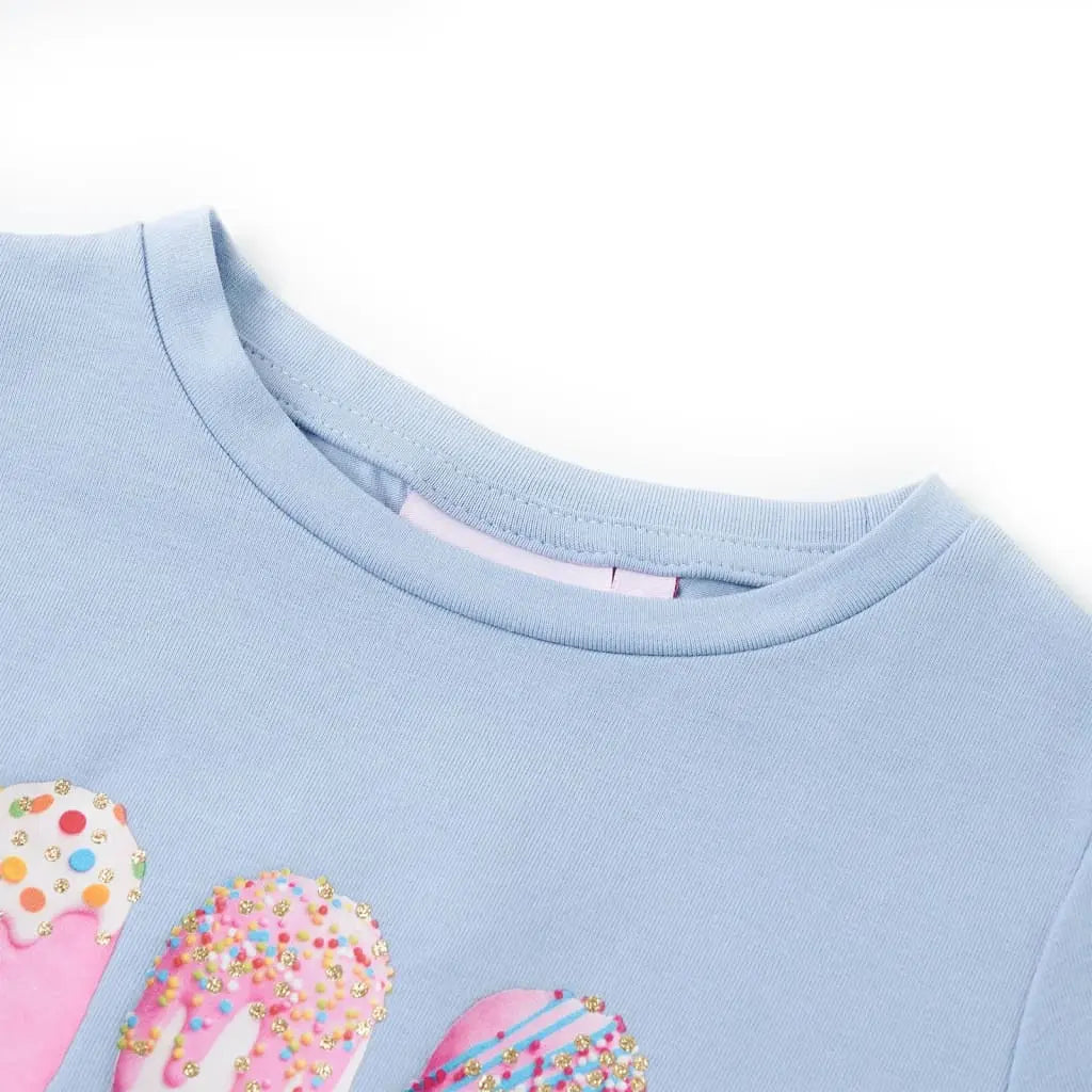 Kinder T‑Shirt – Ice Cream Print SimplyOnlineShopping