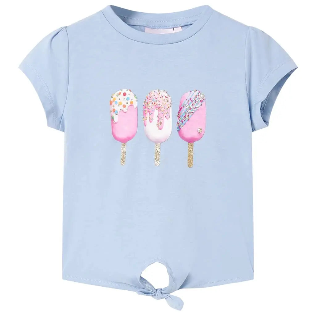 Kinder T‑Shirt – Ice Cream Print SimplyOnlineShopping