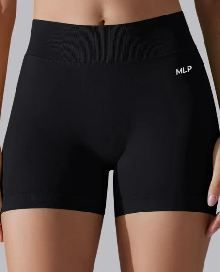 Yoga Shorts Damen Hochbund Figurformend