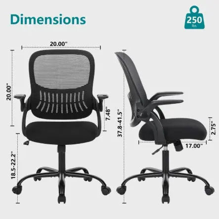 Tall Office Chair For Standing Desk With Adjustable Foot Ring,Counter Height Office Chairs SimplyOnlineShopping