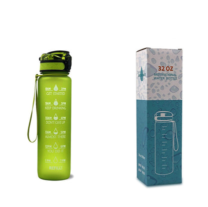 Trinkflasche 1L Zeitmarkierung